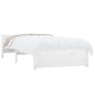 Giroletto Bianco in Legno Massello 75x190 cm 2FT6 Small Single Giroletto Bianco in Legno Massello 75x190 cm 2FT6 Small Single