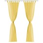 2 Pz Tende in Voile 140x245 cm Giallo 2 Pz Tende in Voile 140x245 cm Giallo