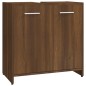 vidaXL Armadietto Bagno Rovere Marrone 60x33x60cm Legno Ingegnerizzato vidaXL Armadietto Bagno Rovere Marrone 60x33x60cm Legno Ingegnerizzato