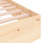 Giroletto in Legno Massello 135x190 cm 4FT6 Double Giroletto in Legno Massello 135x190 cm 4FT6 Double