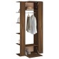 Mobili da Corridoio 2 pz Rovere Marrone in Legno Multistrato Mobili da Corridoio 2 pz Rovere Marrone in Legno Multistrato