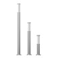 Lampioni da Giardino 3 pz Impermeabili in Acciaio Inox Lampioni da Giardino 3 pz Impermeabili in Acciaio Inox
