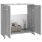 Armadietto Bagno Grigio Sonoma 60x33x60 cm in Legno Multistrato Armadietto Bagno Grigio Sonoma 60x33x60 cm in Legno Multistrato