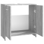 Armadietto Bagno Grigio Sonoma 60x33x60 cm in Legno Multistrato Armadietto Bagno Grigio Sonoma 60x33x60 cm in Legno Multistrato