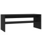 vidaXL Tavolino da Salotto Nero 100x40x40 cm in Legno Multistrato vidaXL Tavolino da Salotto Nero 100x40x40 cm in Legno Multistrato
