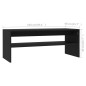 vidaXL Tavolino da Salotto Nero 100x40x40 cm in Legno Multistrato vidaXL Tavolino da Salotto Nero 100x40x40 cm in Legno Multistrato