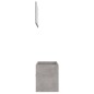 Set Mobili da Bagno 2 pz Grigio Cemento in Truciolato Set Mobili da Bagno 2 pz Grigio Cemento in Truciolato