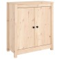 Credenze 2 pz 70x35x80 cm in Legno Massello di Pino Credenze 2 pz 70x35x80 cm in Legno Massello di Pino