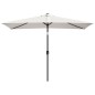 Parasole rettangolare 200 x 300 cm Bianco sabbia Parasole rettangolare 200 x 300 cm Bianco sabbia