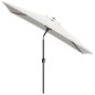Parasole rettangolare 200 x 300 cm Bianco sabbia Parasole rettangolare 200 x 300 cm Bianco sabbia