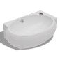 Lavello Ceramica con Foro Rubinetto e Troppo Pieno Bianco Lavello Ceramica con Foro Rubinetto e Troppo Pieno Bianco