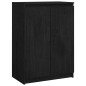 Credenze 3 pz in Legno Massello di Pino Nero Credenze 3 pz in Legno Massello di Pino Nero
