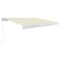 Tenda a Cassonetto Manuale 450x300 cm Crema Tenda a Cassonetto Manuale 450x300 cm Crema