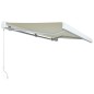 Tenda a Cassonetto Manuale 450x300 cm Crema Tenda a Cassonetto Manuale 450x300 cm Crema