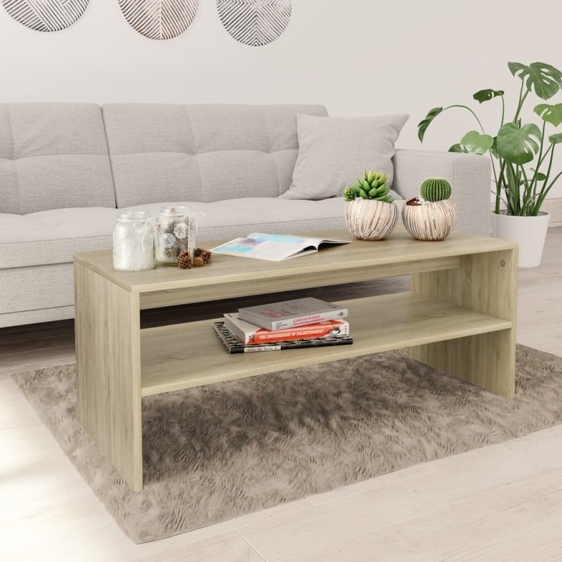 Tavolino da Caffè Rovere Sonoma 100x40x40 cm in Truciolato Tavolino da Caffè Rovere Sonoma 100x40x40 cm in Truciolato