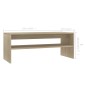 Tavolino da Caffè Rovere Sonoma 100x40x40 cm in Truciolato Tavolino da Caffè Rovere Sonoma 100x40x40 cm in Truciolato
