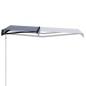 Tenda da Sole Retrattile Automatica 300x250 cm Blu e Bianca Tenda da Sole Retrattile Automatica 300x250 cm Blu e Bianca