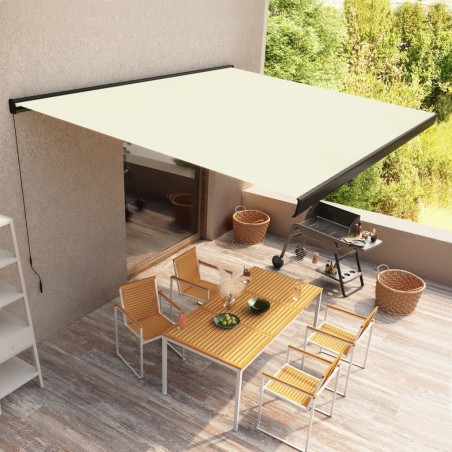 Tenda a Cassonetto Manuale 450x300 cm Crema