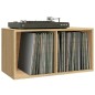 Contenitore per Vinili Rovere 71x34x36 cm in Legno Multistrato Contenitore per Vinili Rovere 71x34x36 cm in Legno Multistrato