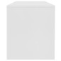 Tavolino da Salotto Bianco 100x40x40 cm in Legno Multistrato Tavolino da Salotto Bianco 100x40x40 cm in Legno Multistrato
