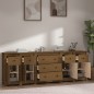 Credenza Miele 230x35x80 cm in Legno Massello di Pino Credenza Miele 230x35x80 cm in Legno Massello di Pino