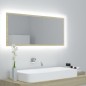 Specchio da Bagno LED Rovere Sonoma 100x8,5x37 cm in Acrilico Specchio da Bagno LED Rovere Sonoma 100x8,5x37 cm in Acrilico
