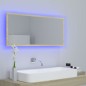 Specchio da Bagno LED Rovere Sonoma 100x8,5x37 cm in Acrilico Specchio da Bagno LED Rovere Sonoma 100x8,5x37 cm in Acrilico