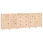 Credenza 230x35x80 cm in Legno Massello di Pino Credenza 230x35x80 cm in Legno Massello di Pino