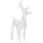 Renne di Natale 6 pz Bianco Caldo 240 LED in Acrilico Renne di Natale 6 pz Bianco Caldo 240 LED in Acrilico