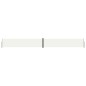 Tenda da Sole Laterale Retrattile Crema 140x1200 cm Tenda da Sole Laterale Retrattile Crema 140x1200 cm