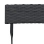 vidaXL Sedie Pieghevoli da Bistrò 6 pz Nere Polyrattan e Acciaio vidaXL Sedie Pieghevoli da Bistrò 6 pz Nere Polyrattan e Acciaio