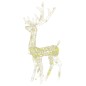 vidaXL Decorazioni Natalizie Renne in Acrilico 3 pz 120cm Bianco Caldo vidaXL Decorazioni Natalizie Renne in Acrilico 3 pz 120cm Bianco Caldo