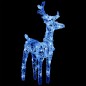 Renne di Natale 4 pz Blu 160 LED in Acrilico Renne di Natale 4 pz Blu 160 LED in Acrilico