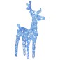 Renne di Natale 4 pz Blu 160 LED in Acrilico Renne di Natale 4 pz Blu 160 LED in Acrilico