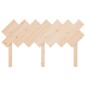 Testiera per Letto 141x3x80,5 cm in Legno Massello di Pino