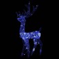 Decorazioni Natalizie Renne in Acrilico 3 pz 120 cm Blu Decorazioni Natalizie Renne in Acrilico 3 pz 120 cm Blu