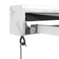 Tenda da Sole Retrattile Antracite 3,5x2,5m Tessuto e Alluminio Tenda da Sole Retrattile Antracite 3,5x2,5m Tessuto e Alluminio