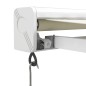 Tenda da Sole Retrattile Crema 4,5x3 m in Tessuto e Alluminio Tenda da Sole Retrattile Crema 4,5x3 m in Tessuto e Alluminio