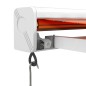 Tenda Retrattile Arancione Marrone 4,5x3 m Tessuto e Alluminio Tenda Retrattile Arancione Marrone 4,5x3 m Tessuto e Alluminio