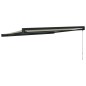 Tenda da Sole Retrattile Crema 3x2,5 m in Tessuto e Alluminio Tenda da Sole Retrattile Crema 3x2,5 m in Tessuto e Alluminio