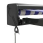 Tenda Sole Retrattile Blu e Bianca 3x2,5 m Tessuto e Alluminio Tenda Sole Retrattile Blu e Bianca 3x2,5 m Tessuto e Alluminio