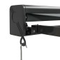 vidaXL Tenda da Sole Retrattile Antracite 4,5x3 m Tessuto e Alluminio vidaXL Tenda da Sole Retrattile Antracite 4,5x3 m Tessuto e Alluminio