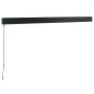 Tenda Retrattile Arancione e Marrone 3x2,5m Tessuto e Alluminio Tenda Retrattile Arancione e Marrone 3x2,5m Tessuto e Alluminio