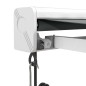Tenda da Sole Retrattile Antracite 5x3 m in Tessuto e Alluminio Tenda da Sole Retrattile Antracite 5x3 m in Tessuto e Alluminio