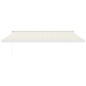 vidaXL Tenda da Sole Retrattile Crema 4,5x3 m in Tessuto e Alluminio vidaXL Tenda da Sole Retrattile Crema 4,5x3 m in Tessuto e Alluminio