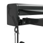 Tenda da Sole Retrattile Antracite 4,5x3 m Tessuto e Alluminio Tenda da Sole Retrattile Antracite 4,5x3 m Tessuto e Alluminio