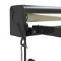 Tenda da Sole Retrattile Crema 5x3 m in Tessuto e Alluminio Tenda da Sole Retrattile Crema 5x3 m in Tessuto e Alluminio