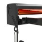 vidaXL Tenda Retrattile Arancione e Marrone 4,5x3m Tessuto e Alluminio vidaXL Tenda Retrattile Arancione e Marrone 4,5x3m Tessuto e Alluminio
