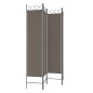 vidaXL Divisorio a 4 Pannelli Antracite 160x200 cm Tessuto