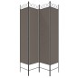 vidaXL Divisorio a 4 Pannelli Antracite 160x200 cm Tessuto